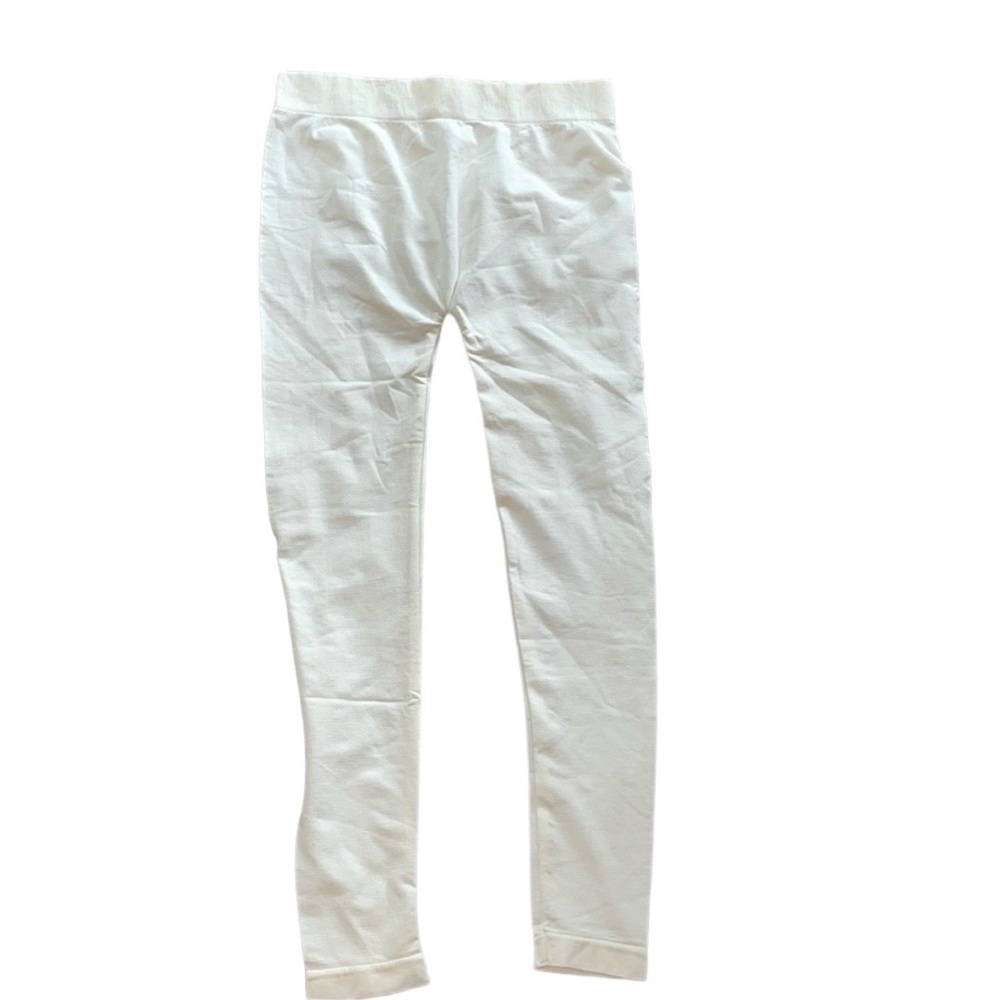 Itzon Cream Nylon/Spandex Leggings One Size New With Tags